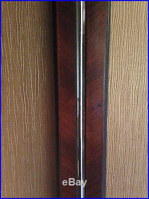 1810 Antique Smith London Stick Barometer in Mahogany Wood Case