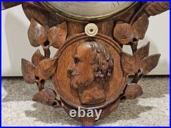 1860's Guisani & Sons Wolverhampton England Carved Nautical Maritime Barometer