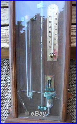 1870's Beautiful Hand Carved Admiral Fitzroy Barometer