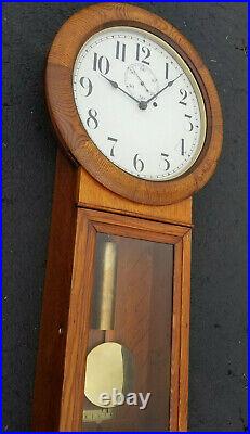 1880's Seth Thomas #2 Weight Driven Wall Regulator Clock