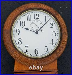 1880's Seth Thomas #2 Weight Driven Wall Regulator Clock