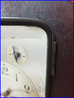 1890-1900 Junghans Westminister Chiming Bracket Clock With Thick Beveled Glass
