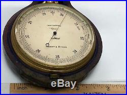 1890'S Short & Mason Compensated Tycos Barometer