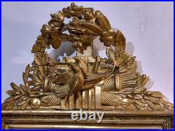18th C GILTWOOD BAROMETER LOUIS XVI PERIOD- CIRCA 1760 18th C GILTWOOD BAROMETER LOUIS XVI PERIOD- CIRCA 1760