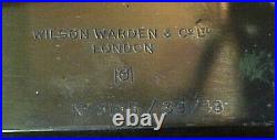 1900 WILSON WARDEN CO LONDON Mahagony Barograph Stormograph WORKING NO. 3155