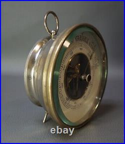 1900s French J. Verdoux Turkish Market Constantinople Desk Wall Brass Barometer
