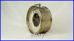 1901-1911 Small Desktop Aneroid Barometer With Open Dial by Manufrance