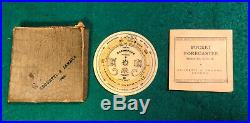 1915 Negretti & Zambra London Weather POCKET FORECASTER Boxed with Instructions