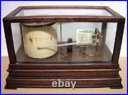 1915 TAYLOR TYCOS CYCLO-STORMOGRAPH Instrument in Wood & Glass Case