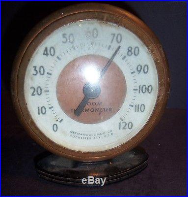 1920's TEL-TRU GERMANOW-SIMON CO ROOM THERMOMETER ROCHESTER New York A101 QB