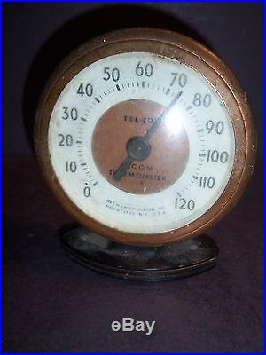 1920's TEL-TRU GERMANOW-SIMON CO ROOM THERMOMETER ROCHESTER New York A101 QB