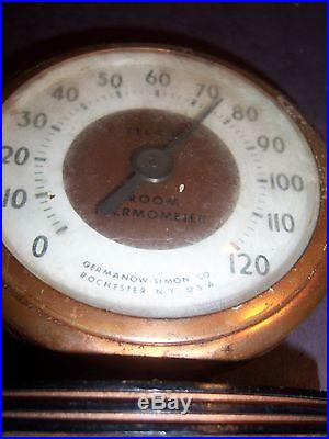 1920's TEL-TRU GERMANOW-SIMON CO ROOM THERMOMETER ROCHESTER New York A101 QB