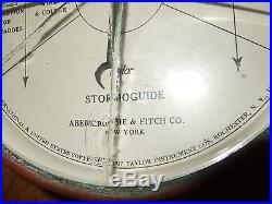 1927 ABERCROMBIE & FITCH BAROMETER TAYLOR STORMOGUIDE