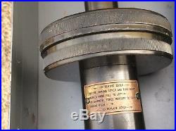 1943 U. S. Bu Ships WW II Stick Barometer W. M. Welch In Brass Case RARE Naut