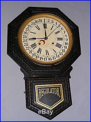 19C CAPTAIN CUMMINGS ANTIQUE CHADBURN & SON LIVERPOOL CARVED OAK SHIP BAROMETER