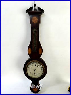 19c. Antique Banjo Barometer Maple & Co. Limited London