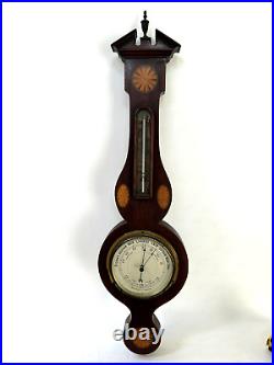 19c. Antique Banjo Barometer Maple & Co. Limited London