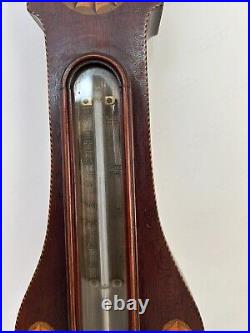 19c. Antique Banjo Barometer Maple & Co. Limited London