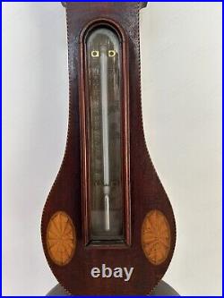 19c. Antique Banjo Barometer Maple & Co. Limited London