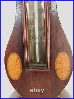 19c. Antique Banjo Barometer Maple & Co. Limited London