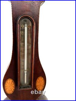 19c. Antique Banjo Barometer Maple & Co. Limited London