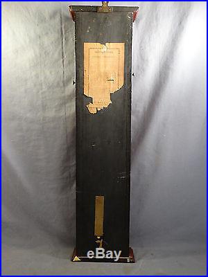 19thC Antique VICTORIAN Era ADMIRAL FITZROY Old WALL WEATHER Station BAROMETER