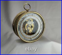 19th-20th century. Rare French Desktop Tabletop aneroid barometer