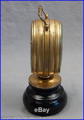 19th C. Antique French Desktop Barometer Thermometer