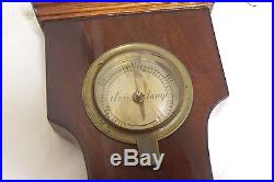 19th Century Jones & Co. London, England Wheel Barometer (Weather Station)