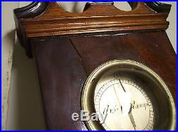 19th Century Jones & Co. London, England Wheel Barometer (Weather Station)