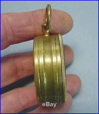19th Century Small Pocket Altimeter Barometer Liverpool London Chadburn