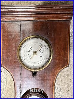 19th c. J. Bianchi Edinburgh Mahogany Banjo Barometer