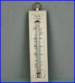 19th century Carved Camel B. Thermometer Centigrade/Réaumur Scale