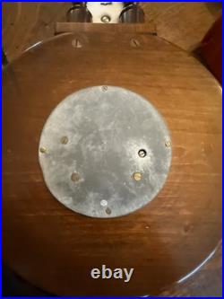 19thc Edwardian German ANTIQUE hand carved wood Barometer/Thermometer? 21.25