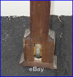 3' Antique Victorian Barometer Thermometer Pie Crust Molding 36 1/2