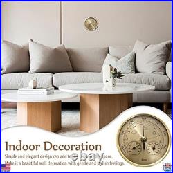 3-in-1 Barometer, Thermometer & Hygrometer Weather Station Wall-Mounted Design
