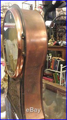 ANTIQUE 1887 DRAPERS SELF RECORDING THERMOMETER BRASS COPPER STEAMPUNK AWESOME