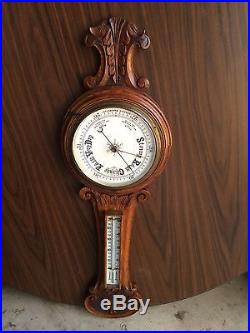 ANTIQUE BAROMETER / THERMOMETER