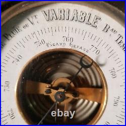 ANTIQUE FRENCH BAROMETER PICARD LePAGE a Bar-le-duc Aneroide