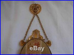 ANTIQUE FRENCH GILT BRONZE WOOD THERMOMETER, EMPIRE STYLE, LATE 19th CENTURY