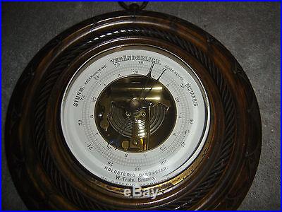 ANTIQUE HOLOSTERIC BAROMETER W. TRUTE BREMEN