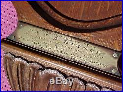 Antique Large 1913 Presentation Aneroid Barometer By Henry Hughes & Son London