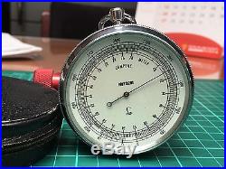 ANTIQUE LUFFT WRIST ALTIMETER serial 73281 Leather Case