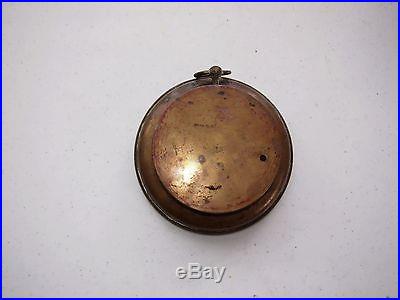 ANTIQUE NAUTICAL BRASS HOLOSTERIC BAROMETER & THERMOMETERS TS & JD Negus NYC