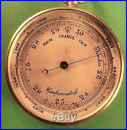 Antique Pocket Barometer