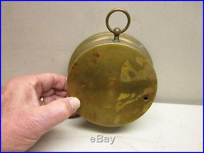 ANTIQUE STANDARD BRASS BAROMETER RIGGS & BRO PHILADELPHIA