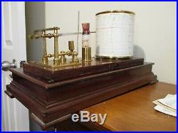 ANTIQUE TAYLOR Central Scientific Tycos STORMOGRAPH RECORDING BAROMETER withmore