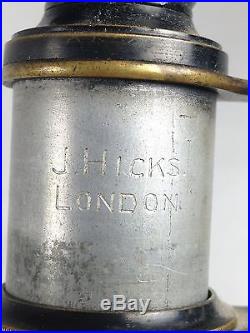 Antique Victorian Rare J Hicks London 1903 Maritime Binoculars #179