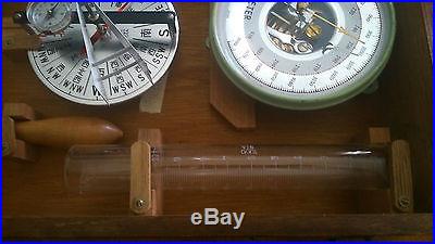 ANTIQUE VINTAGE weather station meterologist school old weather kit rare