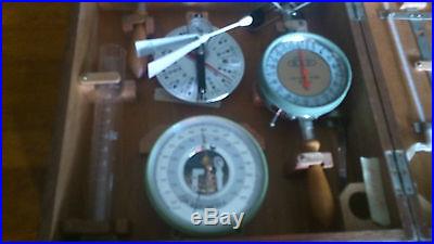 ANTIQUE VINTAGE weather station meterologist school old weather kit rare